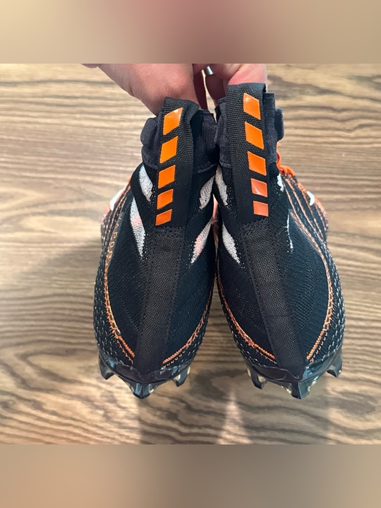 Size 11 Nike Vapor Untouchable 3 Elite Football Cleats Black/Orange AO3006-081 main image 10